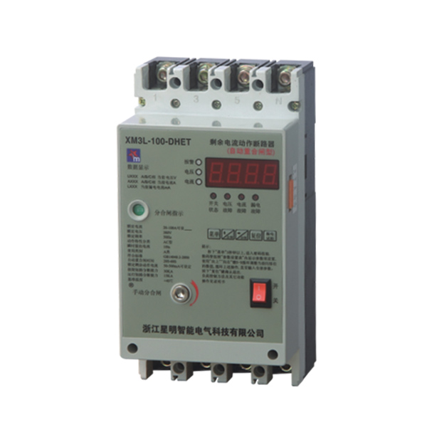 自動(dòng)重合閘型智能三相剩余電流動(dòng)作斷路器集成了傳統(tǒng)的斷路器（熔斷器）、接觸器、過(guò)載（或過(guò)壓、漏電等）保護(hù)繼電器、啟動(dòng)器、隔離器等主要功能，具有遠(yuǎn)距離自動(dòng)控制和本地直接控制功能，具有面板顯示及信號(hào)報(bào)警功能，具有過(guò)壓保護(hù)、欠壓保護(hù)、過(guò)流保護(hù)、漏電保護(hù)等功能，具有體積小、可靠性高、短路分?jǐn)嗄芰?qiáng)、飛弧距離短等優(yōu)點(diǎn)。適用于三相四線(xiàn)中性點(diǎn)直接接地TT接地系統(tǒng))的低壓電網(wǎng)。用來(lái)對(duì)人身觸電危險(xiǎn)提供間接接觸保護(hù)，也可對(duì)線(xiàn)路或用電的接地故障、過(guò)電流、短路等進(jìn)行保護(hù)?！?></div>
          <div   id=